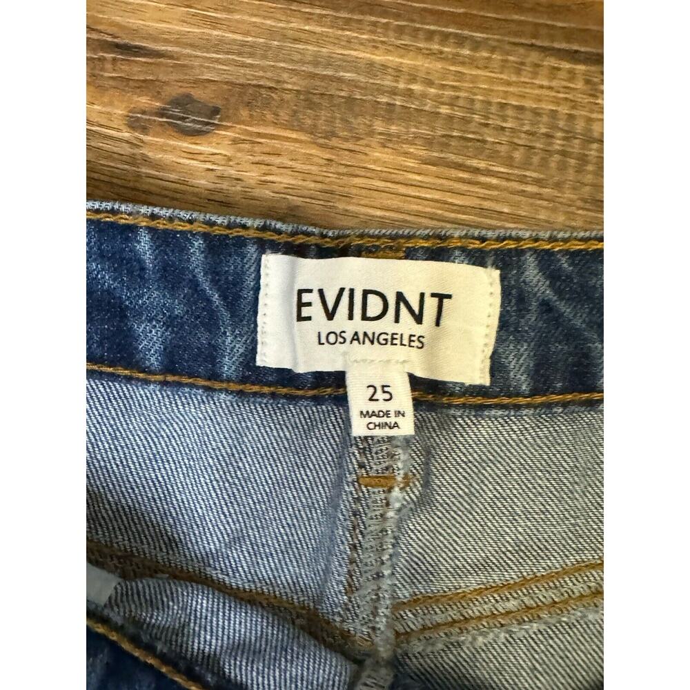 EVIDNT Los Angeles Malibu Medium wash distressed Girlfriend Jeans LULUS MSRP $80 - Picture 8 of 15